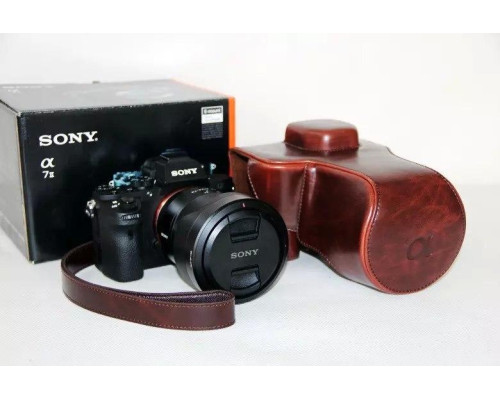 Захисний футляр - чохол для фотоапаратів SONY A7 II, A7 III, A7r II, A7r III, A7s II - кава