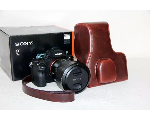 Захисний футляр - чохол для фотоапаратів SONY A7 II, A7 III, A7r II, A7r III, A7s II - кава