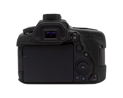 Захисний силіконовий чохол Puluz PU7133B для фотоапаратів Canon EOS 90D - чорний