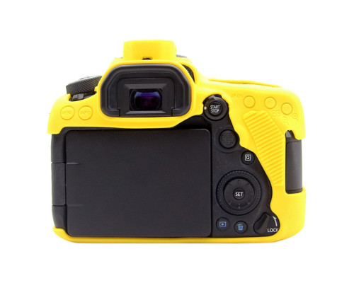 Захисний силіконовий чохол Puluz PU7133Y для фотоапаратів Canon EOS 90D - жовтий