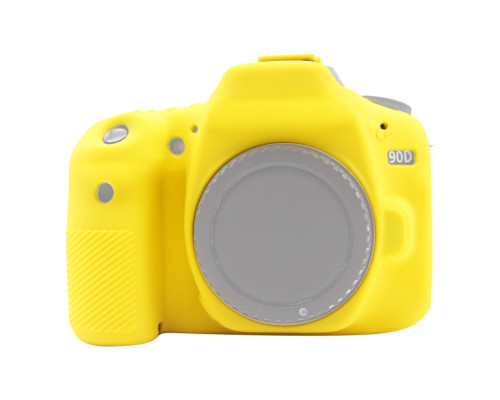 Захисний силіконовий чохол Puluz PU7133Y для фотоапаратів Canon EOS 90D - жовтий
