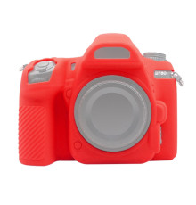 Захисний силіконовий Puluz PU7135R чохол для фотоапаратів Nikon D780 - червоний