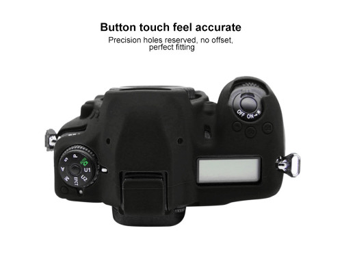 Захисний силіконовий Puluz PU7135B чохол для фотоапаратів Nikon D780 - чорний
