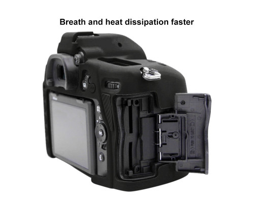 Захисний силіконовий Puluz PU7135B чохол для фотоапаратів Nikon D780 - чорний
