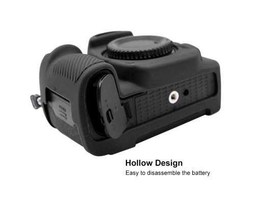 Захисний силіконовий Puluz PU7135B чохол для фотоапаратів Nikon D780 - чорний