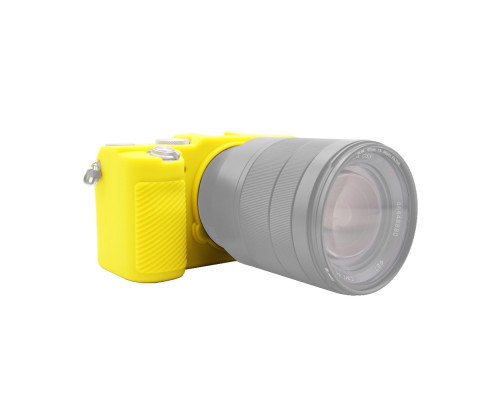 Захисний силіконовий чохол Puluz PU7139Y для фотоапаратів Sony Sony A7C/ILCE-7C - жовтий