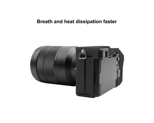 Захисний силіконовий чохол Puluz PU7139B для фотоапаратів SONY Sony A7C/ILCE-7C - чорний