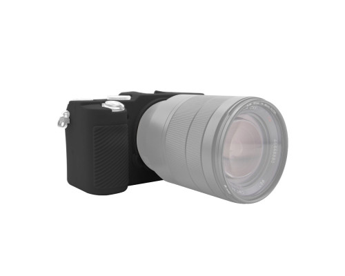 Захисний силіконовий чохол Puluz PU7139B для фотоапаратів SONY Sony A7C/ILCE-7C - чорний