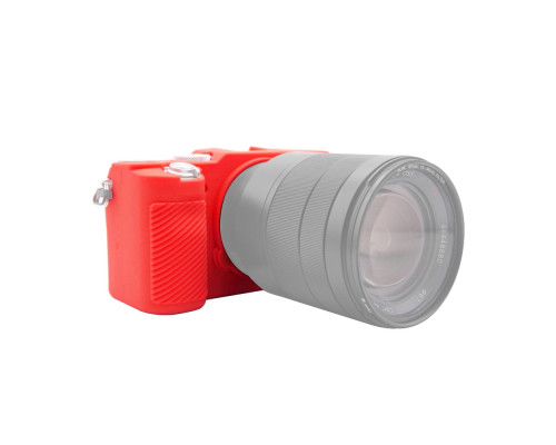 Захисний силіконовий чохол Puluz PU7139R для фотоапаратів Sony Sony A7C/ILCE-7C - червоний