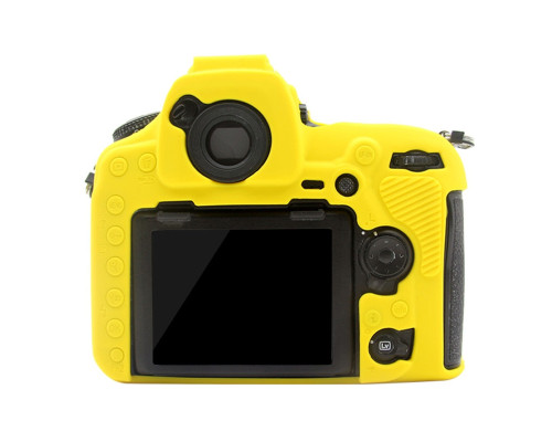 Захисний силіконовий чохол Puluz PU7119Y для фотоапаратів Nikon D850 - жовтий