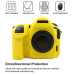 Захисний силіконовий чохол Puluz PU7119Y для фотоапаратів Nikon D850 - жовтий