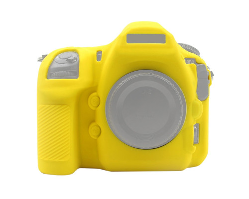 Захисний силіконовий чохол Puluz PU7119Y для фотоапаратів Nikon D850 - жовтий
