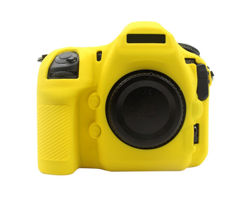 Захисний силіконовий чохол Puluz PU7119Y для фотоапаратів Nikon D850 - жовтий