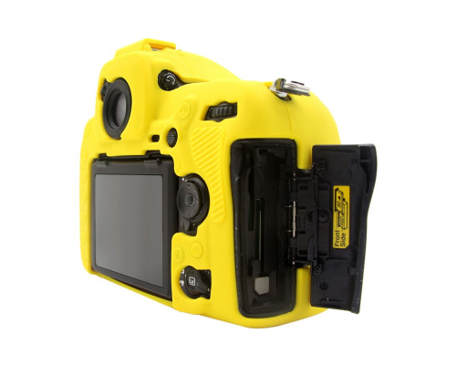 Захисний силіконовий чохол Puluz PU7119Y для фотоапаратів Nikon D850 - жовтий