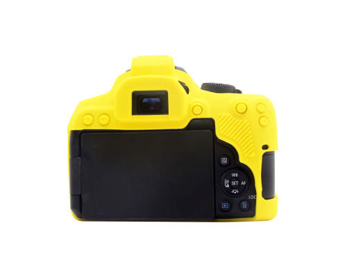 Захисний силіконовий чохол Puluz PU7137Y для фотоапаратів Canon EOS 850D - жовтий