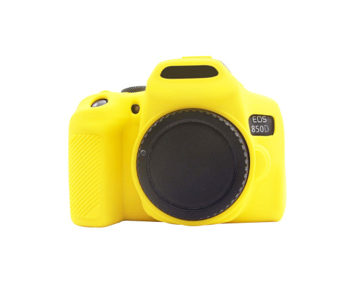 Захисний силіконовий чохол Puluz PU7137Y для фотоапаратів Canon EOS 850D - жовтий