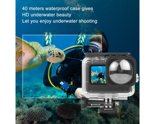 Аквабокс, водонепроникний бокс Puluz PU559T для екшн камер GoPro Hero 9, 10 (до 40 метрів)