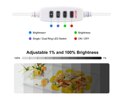 Лайтбокс (фотобокс) Puluz з LED світлом PU5032G для предметної зйомки (макрозйомки) 30 х 30 х 30