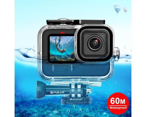 Аквабокс, водонепроникний бокс Puluz PU527 для екшн камер GoPro Hero 9, 10, 11, 12 (до 60 метрів)