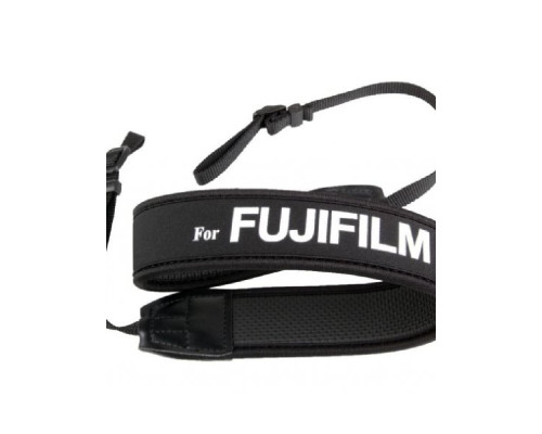 Плечовий шийний ремінь для фотоапаратів FujiFilm (неопрен)