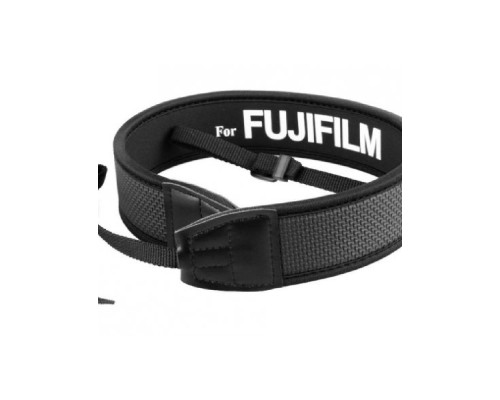 Плечовий шийний ремінь для фотоапаратів FujiFilm (неопрен)
