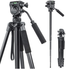 Штатив + монопод фірми JEIFN для фотоапаратів - Q-580 (Q580)
