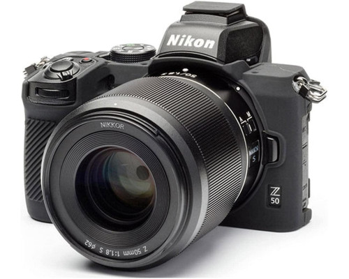 Захисний силіконовий чохол для фотоапаратів Nikon Z50 - чорний