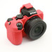 Захисний силіконовий чохол для фотоапаратів Nikon Z50 - червоний