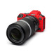 Захисний силіконовий чохол для фотоапаратів Canon EOS R5, R6 - червоний