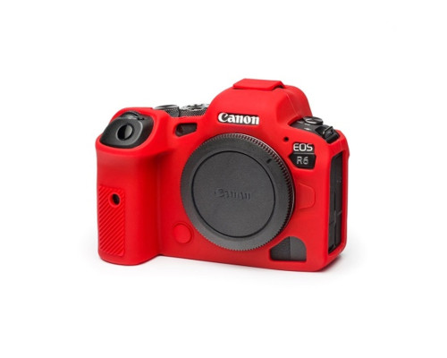 Захисний силіконовий чохол для фотоапаратів Canon EOS R5, R6 - червоний