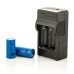 Комплект: зарядне + 2 шт акумулятори CR123A, CR123, LR123A, 16340 Ultrafire 1200 mAh
