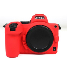 Захисний силіконовий чохол для фотоапаратів Nikon Z5 - червоний