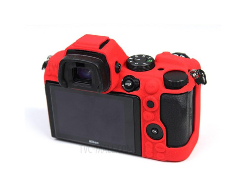 Захисний силіконовий чохол для фотоапаратів Nikon Z5 - червоний