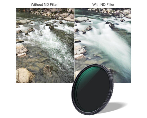 Гібридний світлофільтр K&F Concept 49 mm Nano-X - ND2-32 + CPL