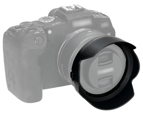 Бленда EW-65C (LH-EW65C BLACK) - JJC для объектива Canon RF 16mm f/2.8 STM