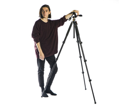Штатив + монопід фірми QZSD для фотоапаратів - Q-620H (Q620H) + головка Q80