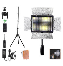 Комплект (набір) "MEDIUM L" - LED - світло Yongnuo YN-300 III (3200-5500K) + адаптер мережевий + стійка 2.8 м.