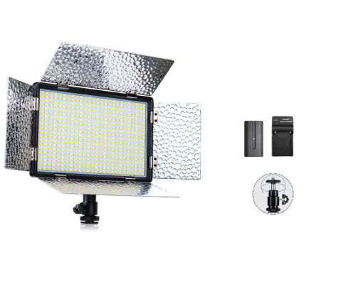 Комплект (набір) "LIGHT L" LED світло Teyeleec TL520 (3200-5600 K) + акумулятор NP-F950 + зарядний пристрій