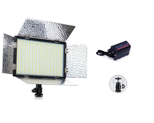 Комплект (набір) "LIGHT XL" LED світло Teyeleec TL520 (3200-5600 K) + акумулятор NP-F980 на 7800 ма з USB