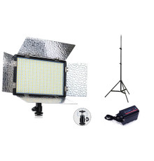 Комплект (набір) "MEDIUM XL" LED світло Teyeleec TL520 (3200-5600K) + акумулятор NP-F980 з USB + стійка 2.8 м.