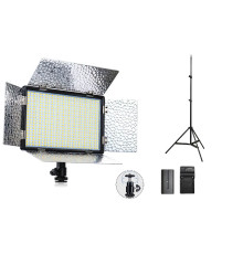 Комплект "MEDIUM S" LED світло Teyeleec TL520 (3200-5600K) + акумулятор + зарядний пристрій + стійка 2 м.