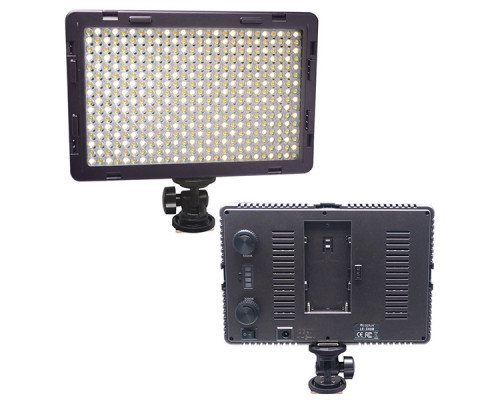 LED - освітлювач, відеосвітло Mcoplus LE-410B (3200-5500K) з регулюванням потужності та температури