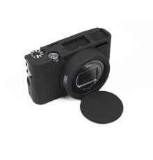 Захисний силіконовий чохол з кришкою Puluz DCA1585B для фотоапаратів SONY RX100 VII/RX100 M7 - чорний