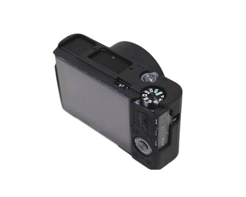 Захисний силіконовий чохол з кришкою Puluz DCA1585B для фотоапаратів SONY RX100 VII/RX100 M7 - чорний