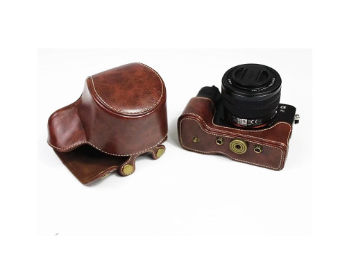 Захисний футляр - чохол Puluz DCA1584C для фотоапаратів SONY LCE-7C/Alpha 7C/A7C - кава