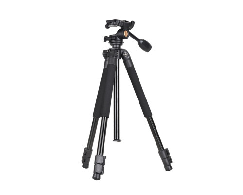 Штатив фирмы QZSD (Beike) для фотоаппаратов и видеокамер - Q-307 (Q307) с видеоголовкой