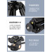 Штатив фирмы QZSD (Beike) для фотоаппаратов и видеокамер - Q-307 (Q307) с видеоголовкой