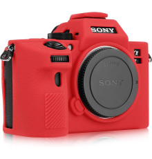 Захисний силіконовий чохол для фотоапаратів SONY A7R IV, A9 II - червоний