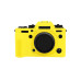 Захисний силіконовий чохол для фотоапаратів FujiFilm X-T4 - жовтий