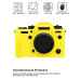 Захисний силіконовий чохол для фотоапаратів FujiFilm X-T4 - жовтий